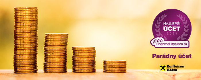 Na špici finančnej hitparády je náš Parádny účet Na špici finančnej hitparády je náš Parádny účet