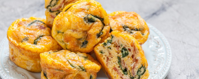detské muffiny z vajíčok na raňajky
